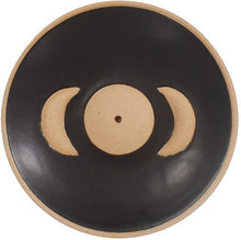 Load image into Gallery viewer, Sass &amp; Belle: Moon Phases Incense Holder - Black