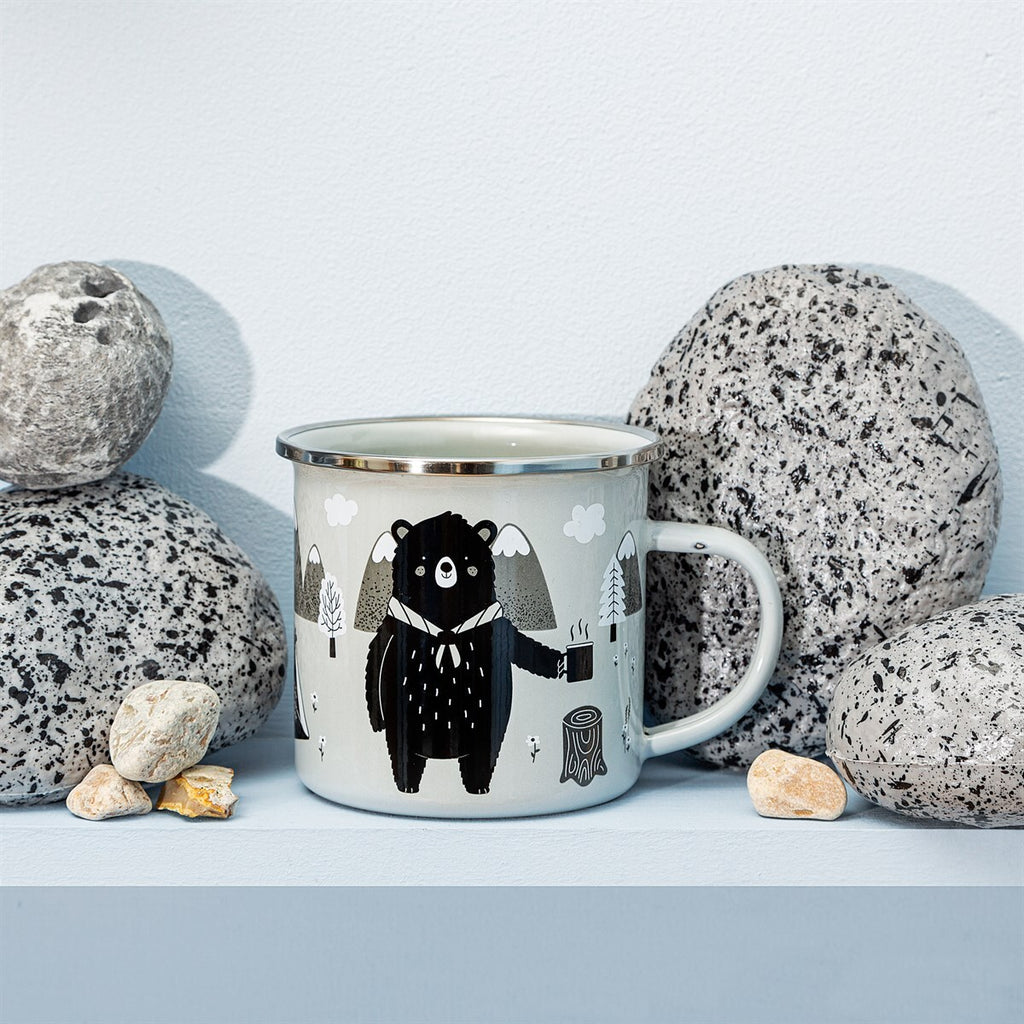 Sass & Belle: Bear Adventure Enamel Mug