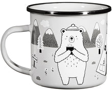 Load image into Gallery viewer, Sass &amp; Belle: Bear Adventure Enamel Mug