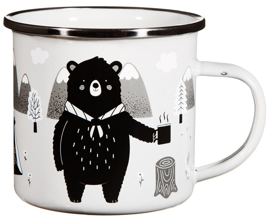 Sass & Belle: Bear Adventure Enamel Mug