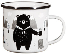 Load image into Gallery viewer, Sass &amp; Belle: Bear Adventure Enamel Mug