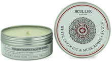 Load image into Gallery viewer, Scullys: Candle - White Coconut &amp; Musk (180g)