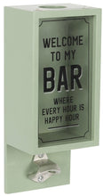 Load image into Gallery viewer, Mt Meru: Garden Bar Bottle Opener Plaque - Green