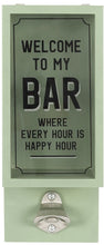 Load image into Gallery viewer, Mt Meru: Garden Bar Bottle Opener Plaque - Green