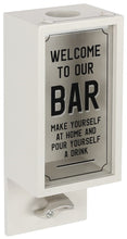 Load image into Gallery viewer, Mt Meru: Garden Bar Bottle Opener Plaque - Grey (26x10.5cm)