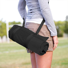 Load image into Gallery viewer, HYPERANGER Portable Oxford Cloth Cushion for Stadiums - Black