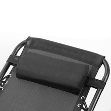 Load image into Gallery viewer, HYPERANGER Adjustable Metal &amp; Mesh Lounge Chair with Pillows - Black