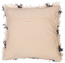 Load image into Gallery viewer, Sass &amp; Belle: Shaggy Black and White Cushion Cover