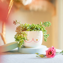 Load image into Gallery viewer, Sass &amp; Belle: Large Girl Power Boobies Planter