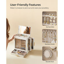 Load image into Gallery viewer, SONGMICS 5 Tier Jewellery Box with Glass Window