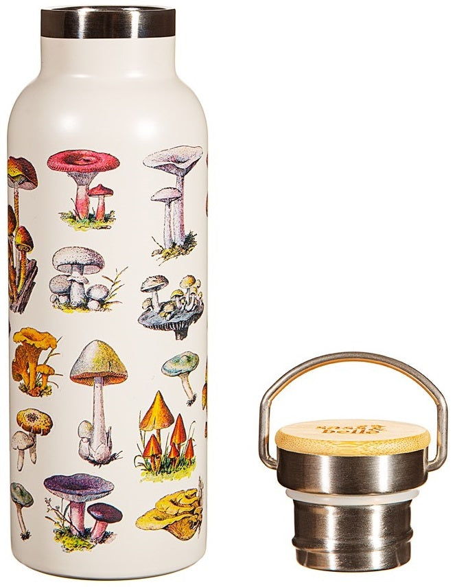 Sass & Belle: Vintage Mushroom Metal Water Bottle (500ml)