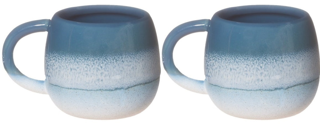 Sass & Belle: Mojave Glaze Espresso Blue Mug (Set of 2) (160ml)