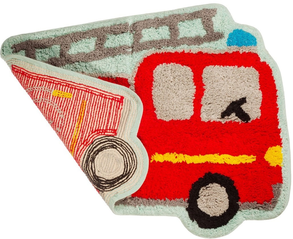 Sass & Belle: Fire Engine Rug (44 x 60cm)