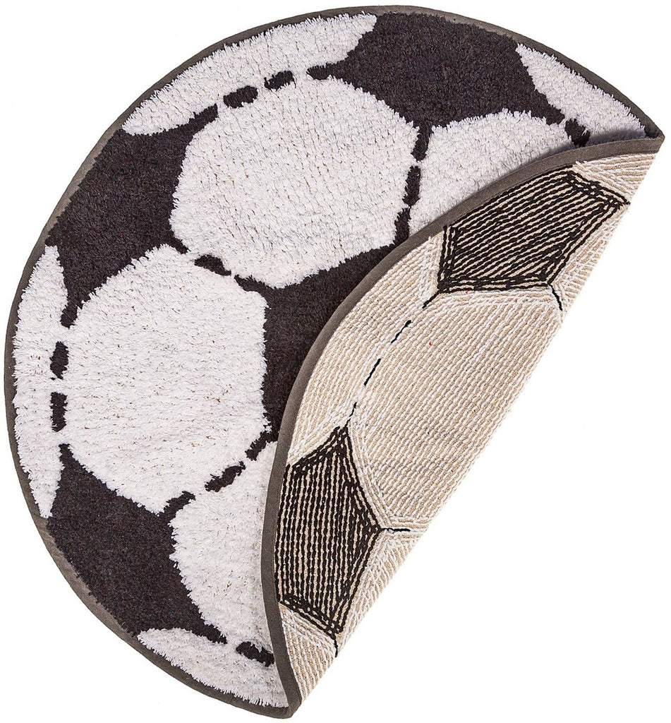 Sass & Belle: Football Shaped Rug (58cm)