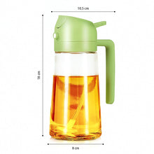 Load image into Gallery viewer, OZZYCOOK 2 in 1 Oil Dispenser Bottle - Green