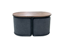 Load image into Gallery viewer, Fraser Country Coffee Table with Boucle Ottoman - Grey