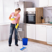 Load image into Gallery viewer, Microfiber Mop with 2 Reusable Flat Mop Pads - Grey - CLEANFOK