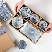 Load image into Gallery viewer, OZZYCOOK 7-Piece Japanese Inspired Plates and Bowls Set