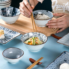 Load image into Gallery viewer, OZZYCOOK 7-Piece Japanese Inspired Plates and Bowls Set