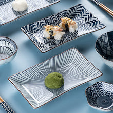 Load image into Gallery viewer, OZZYCOOK 7-Piece Japanese Inspired Plates and Bowls Set