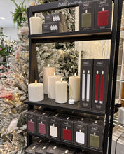 Load image into Gallery viewer, Stellar Haus: White Pillar Indoor LED Candle