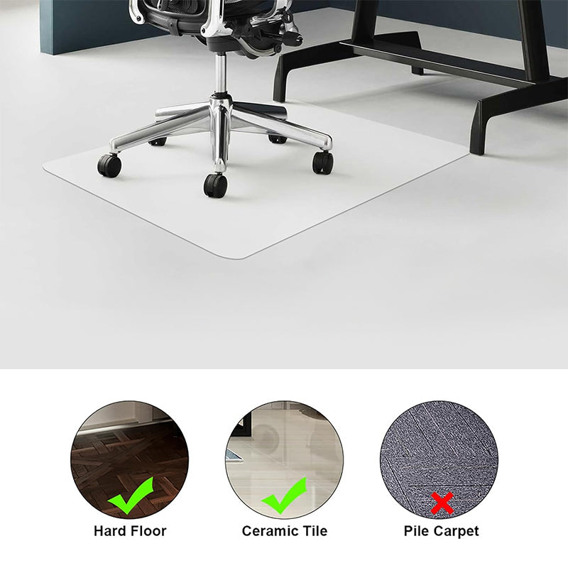 COMFEYA 90x120cm Office Chair Mat for Hardwood Floors