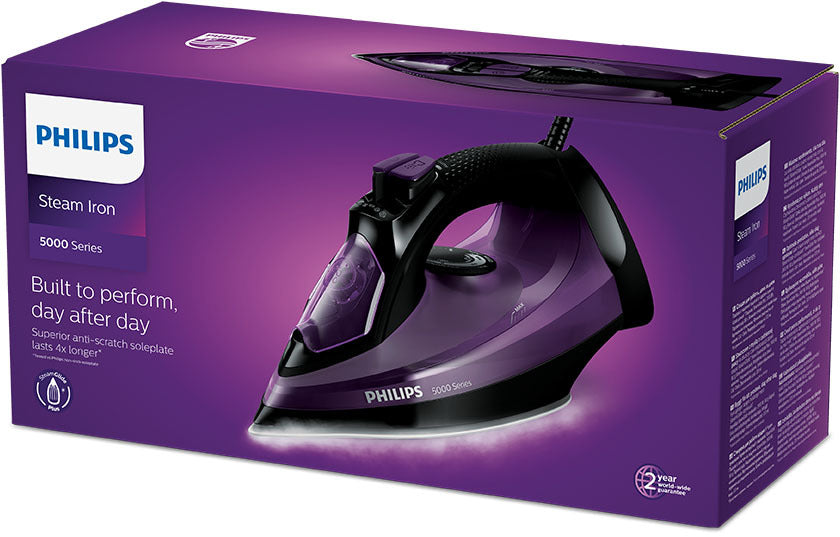 Philips: 5000 Series Steam Iron - Dark Purple