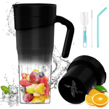 Load image into Gallery viewer, HYPERANGER Portable 470ML Blender for Shakes and Smoothies - Black