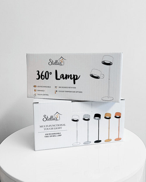 Stellar Haus: 360° LED USB Table Lamp - Champagne