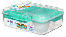 Load image into Gallery viewer, Sistema: To Go Bento Lunch - Teal (1.65L)