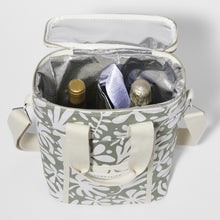 Load image into Gallery viewer, Sunnylife: Canvas Drinks Cooler Bag - The Vacay Olive