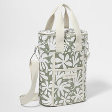 Load image into Gallery viewer, Sunnylife: Canvas Drinks Cooler Bag - The Vacay Olive