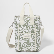 Load image into Gallery viewer, Sunnylife: Canvas Drinks Cooler Bag - The Vacay Olive