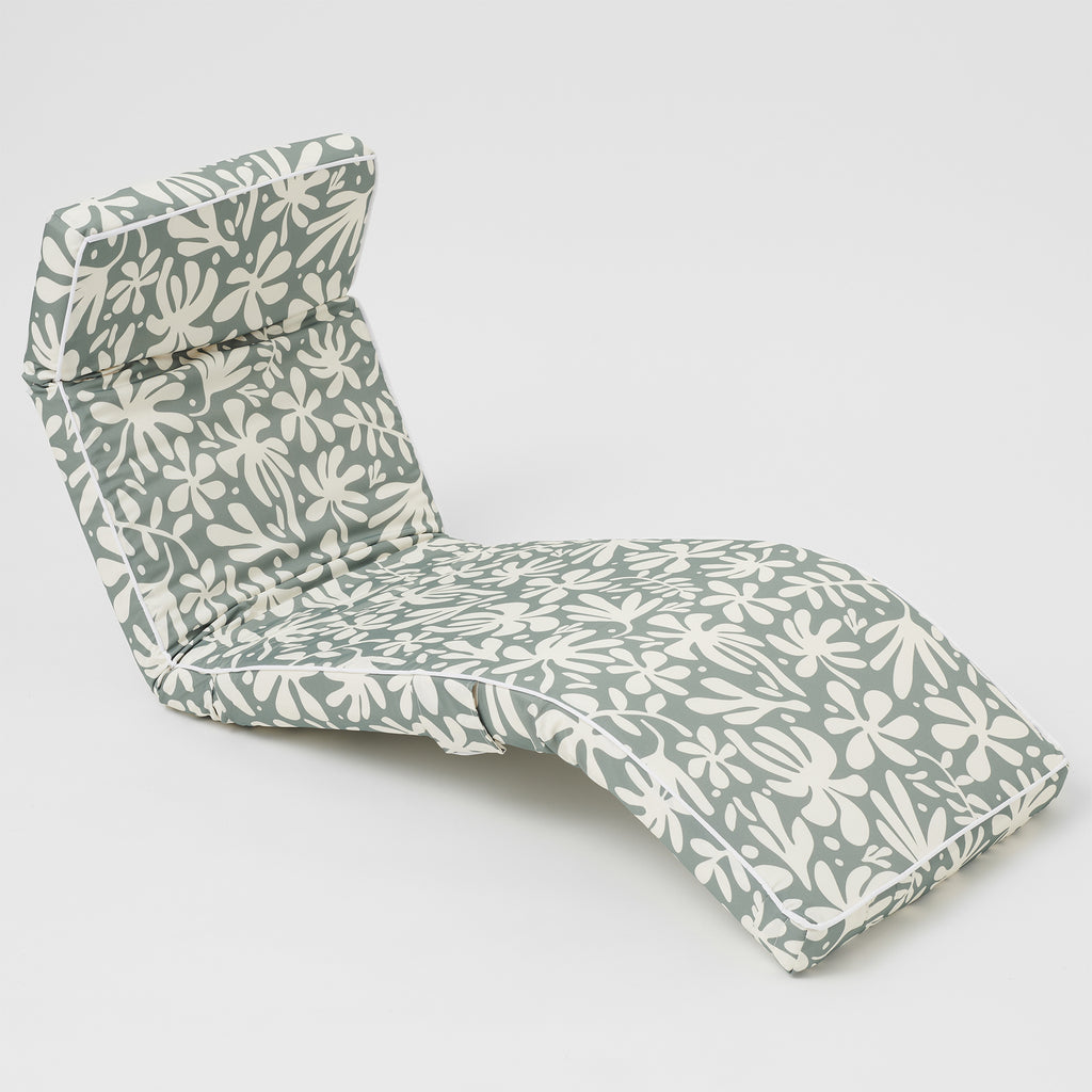 Sunnylife: Luxe Lounger Chair - The Vacay Olive