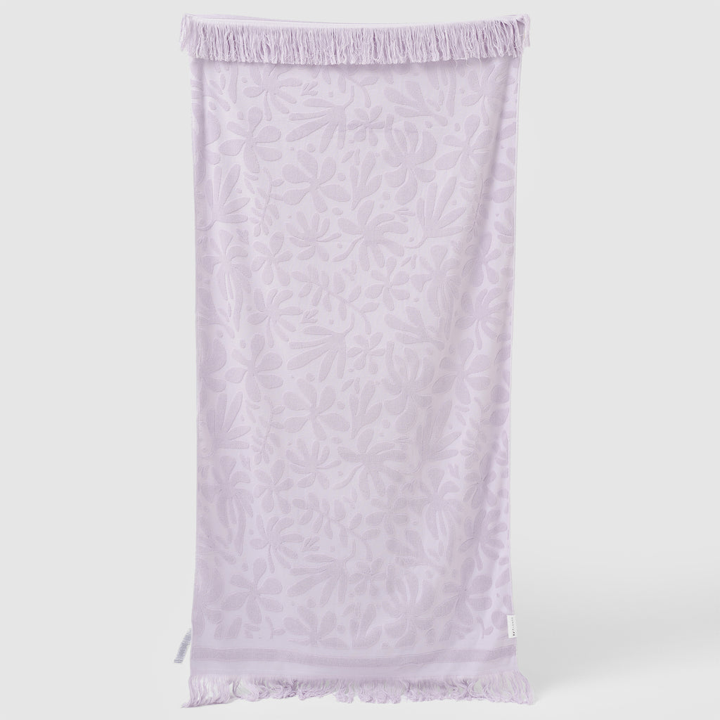 Sunnylife: Luxe Towel - Rio Sun Pastel Lilac
