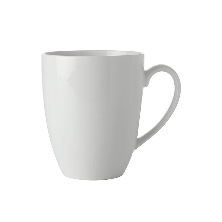 Maxwell & Williams: White Basics Coupe Mug (Set of 4) (450ml)