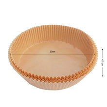 Load image into Gallery viewer, 100PCS 20cm x 4.5cm Baking Paper for Air Fryer - Round
