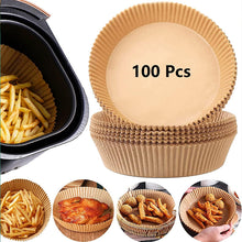 Load image into Gallery viewer, 100PCS 20cm x 4.5cm Baking Paper for Air Fryer - Round