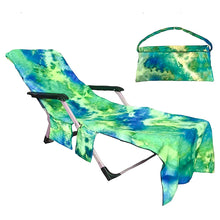 Load image into Gallery viewer, Beach Chair Cover with Storage Pocket - Green