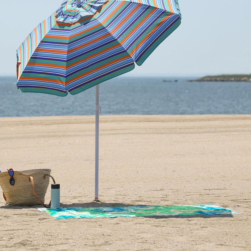 Beach Chair Cover with Storage Pocket - Green