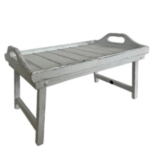 Load image into Gallery viewer, Folding Butlers Breakfast Tray - White