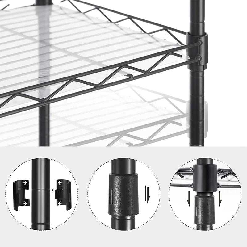 STORFEX 5 - Tier Adjustable Pantry Shelves