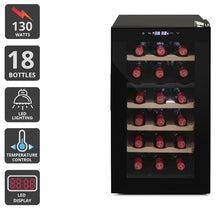 Load image into Gallery viewer, Kogan 18 Bottle Dual Zone Wine Cooler