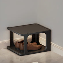 Load image into Gallery viewer, STORFEX 5 Tier Plastic Shoe Rack Storage Rack - Black