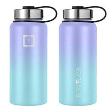 Load image into Gallery viewer, Iron Flask: Wide Mouth Bottle with Straw Lid - Cotton Candy (950ml)