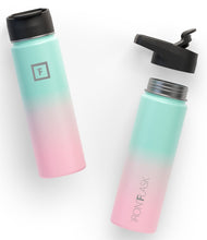 Load image into Gallery viewer, Iron Flask: Wide Mouth Bottle with Spout Lid - Bubble Gum (650ml)