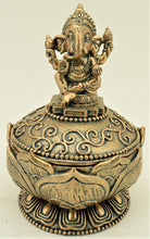 Load image into Gallery viewer, Bronze Resin Ganesh Box