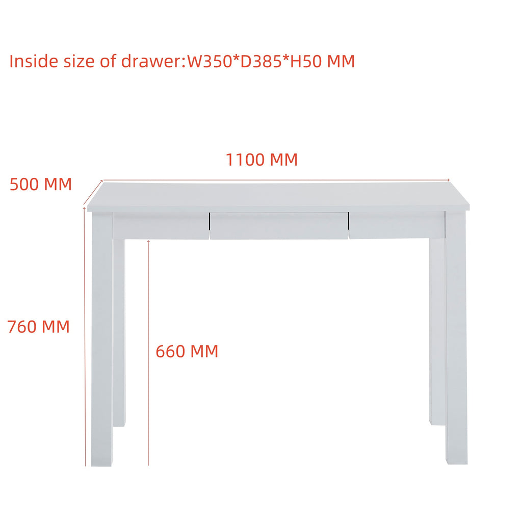 Ovela: Compact Office Desk - White