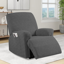 Load image into Gallery viewer, COMFEYA 1 Seater Recliner Cover for Lounge Chair - Dark Gray