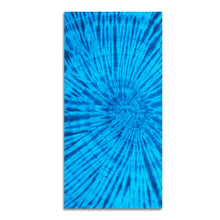 Load image into Gallery viewer, COMFEYA 80x160cm Microfiber Beach Towel - Blue Tie-Died